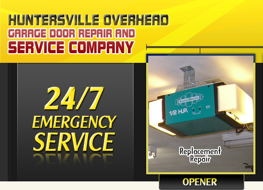 Huntersville NC Garage Door emergency, opener, spring, installation services