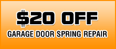 $20 off garage door spring repair